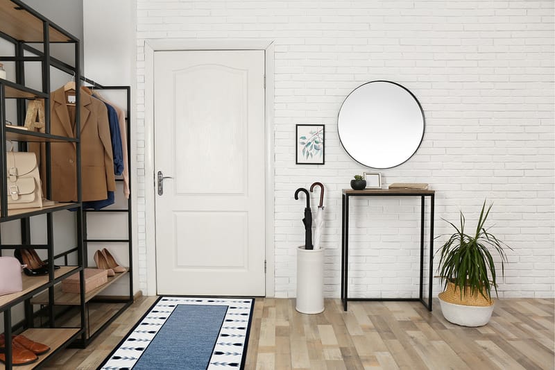 Tulpan Flatvävd Matta 57x200 cm - Blå - Textil & mattor - Mattor - Flatvävda mattor