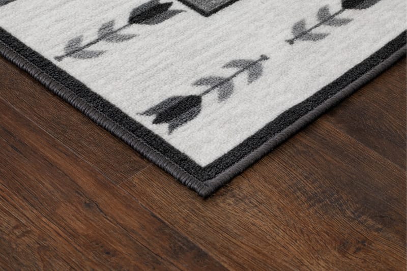 Tulpan Flatvävd Matta 80x200 cm - Grå - Textil & mattor - Mattor - Flatvävda mattor