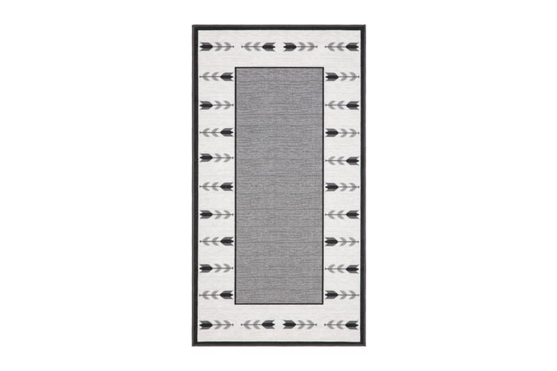 Tulpan Flatvävd Matta 80x200 cm, Grå
