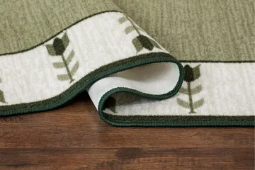 Tulpan Flatvävd Matta 80x200 cm - Grön - Textil & mattor - Mattor - Flatvävda mattor