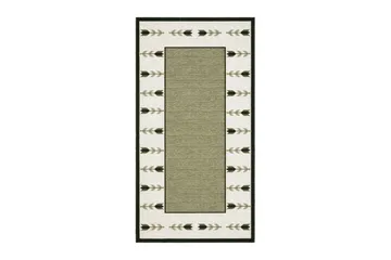 Tulpan Flatvävd Matta 80x300 cm - Grön - Textil & mattor - Mattor - Flatvävda mattor