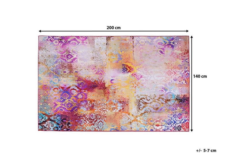 Isparta Matta 140|200 - Flerfärgad - Textil & mattor - Mattor