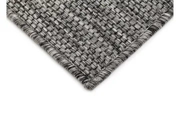 Madrid Square Flatvävd Matta 80x240 - Grå/Svart - Textil & mattor - Mattor - Små mattor
