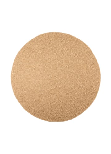 Maskinvävd Matta Capri Plain Rund 160 cm - Jute - Textil & mattor - Mattor - Stora mattor