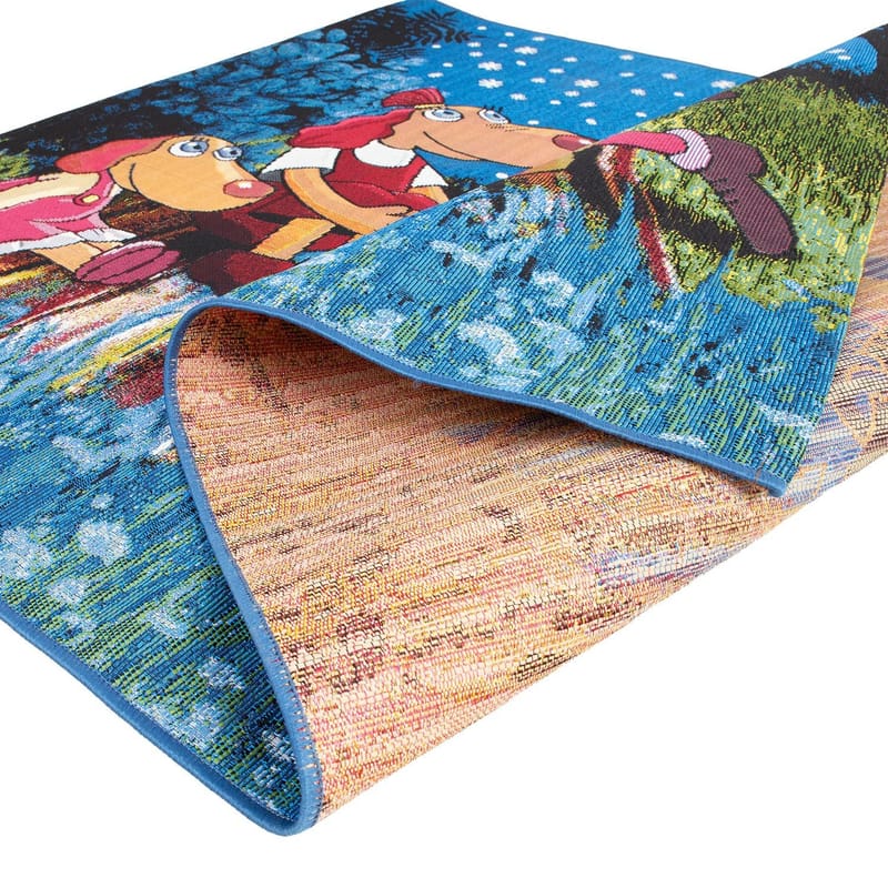 Matta Relvi 100x160 cm - blå - Textil & mattor - Mattor - Flatvävda mattor