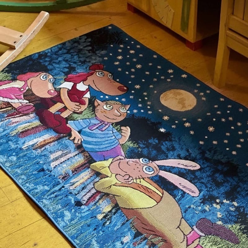 Matta Relvi 100x160 cm - blå - Textil & mattor - Mattor - Flatvävda mattor