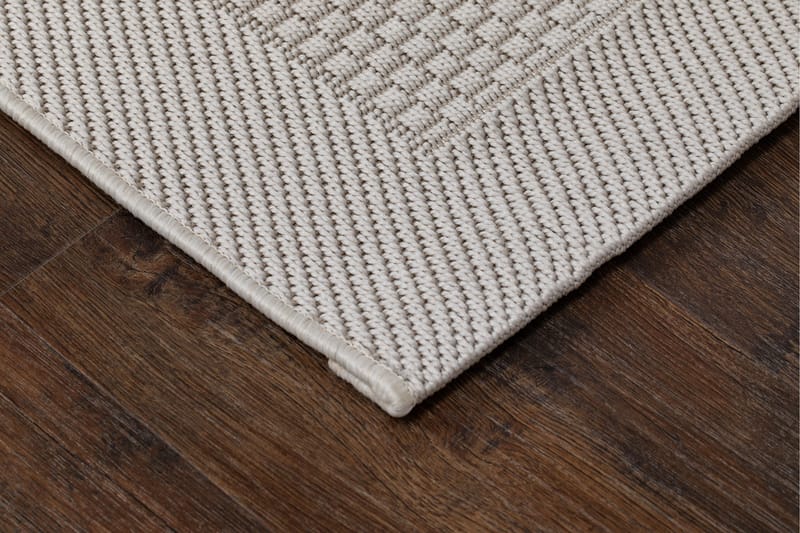 Miami Flatvävd Matta 160x230 cm - Vit - Textil & mattor - Mattor - Små mattor