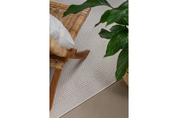 Miami Flatvävd Matta Fyrkantig 200x200 cm - Vit - Textil & mattor - Mattor - Stora mattor