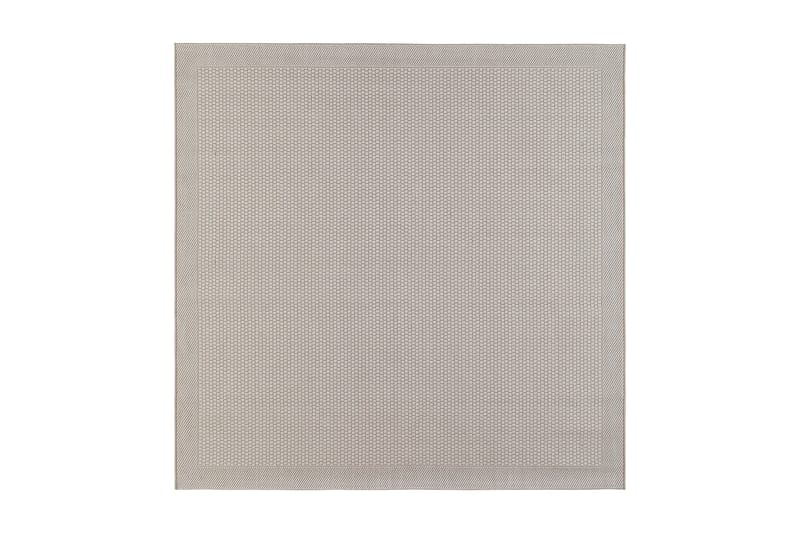 Miami Flatvävd Matta Fyrkantig 200x200 cm, Vit
