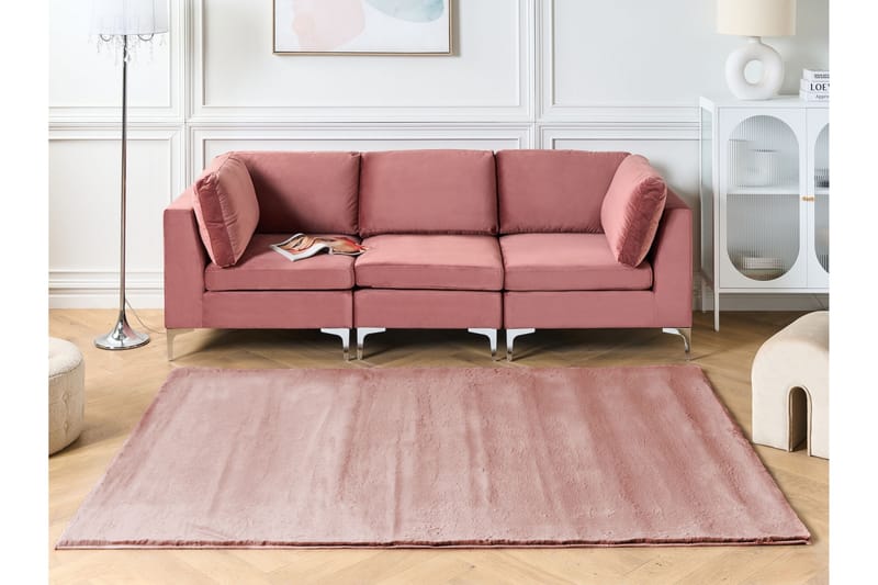 Mirpur Skinnmatta 80x150 cm - Rosa - Textil & mattor - Mattor - Fällar & skinnmattor