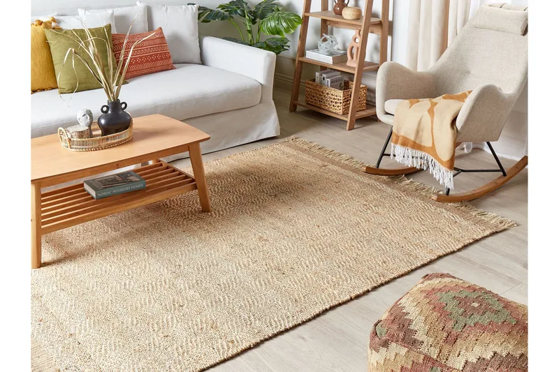 Abana Jutematta 140x200 cm - Beige - Textil & mattor - Mattor - Modern matta - Sisalmattor