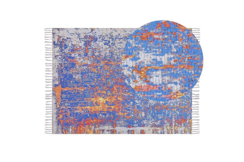 Acarlar Ryamatta 140x200 cm - Blå - Textil & mattor - Mattor - Heltäckningsmatta