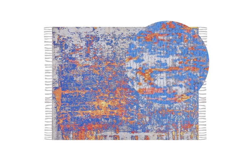 Acarlar Ryamatta 150x230 cm - Blå - Textil & mattor - Mattor - Modern matta - Ryamatta & luggmatta