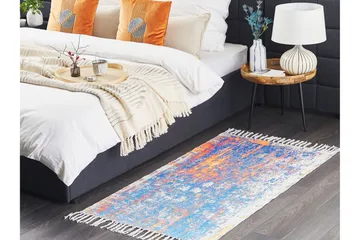 Acarlar Ryamatta 80x150 cm - Blå - Textil & mattor - Mattor - Modern matta - Wiltonmattor