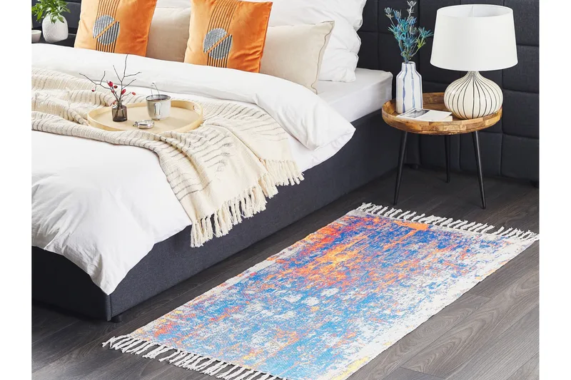 Acarlar Ryamatta 80x150 cm - Blå - Textil & mattor - Mattor - Modern matta - Wiltonmattor