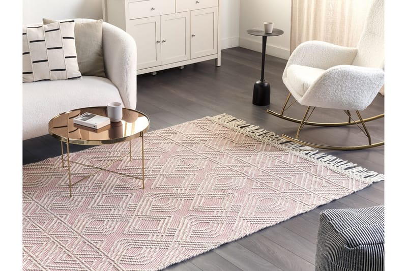 Adana Ryamatta 160x230 cm - Rosa - Textil & mattor - Mattor - Modern matta - Ryamatta & luggmatta