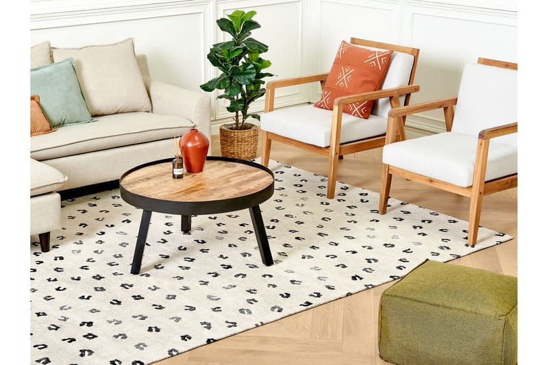 Afis Bomullsmatta 200x300 cm - Beige - Textil & mattor - Mattor - Modern matta - Bomullsmatta