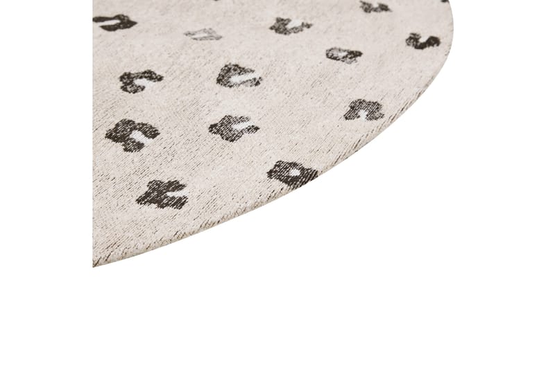 Afis Ryamatta 140 cm Rund - Beige - Textil & mattor - Mattor - Modern matta - Bomullsmatta