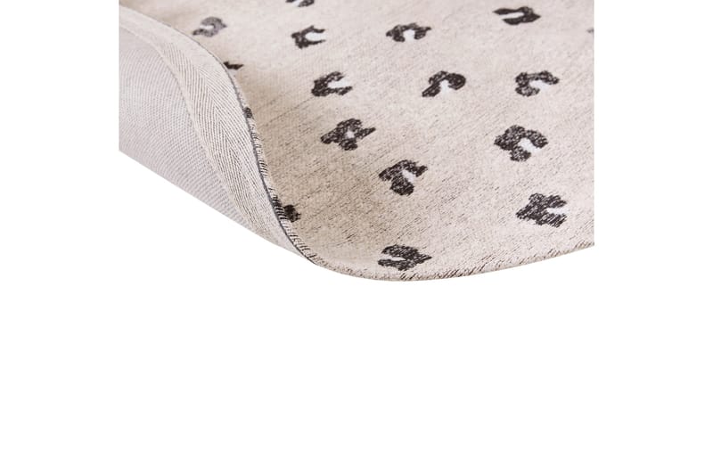 Afis Ryamatta 140 cm Rund - Beige - Textil & mattor - Mattor - Modern matta - Bomullsmatta