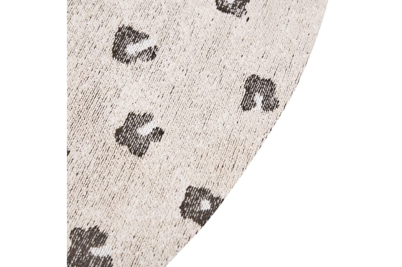 Afis Ryamatta 140 cm Rund - Beige - Textil & mattor - Mattor - Modern matta - Bomullsmatta