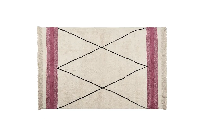 Afsar Bomullsmatta 140x200 cm, Beige