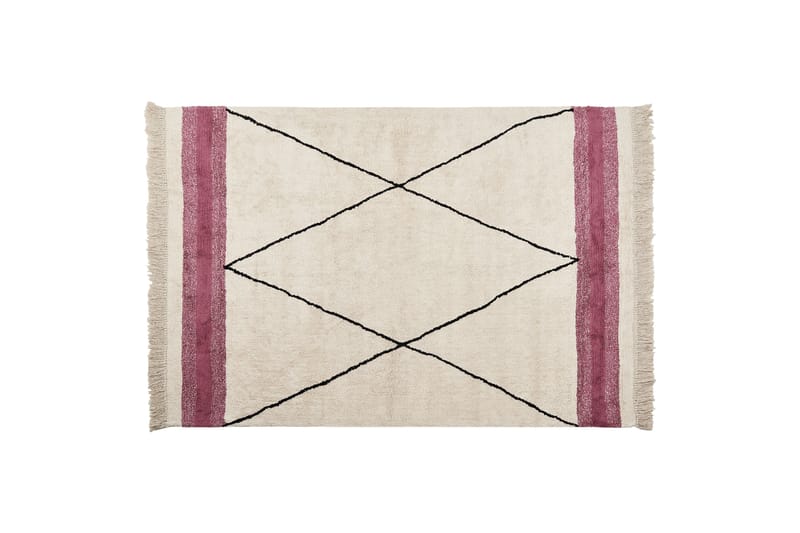 Afsar Bomullsmatta 140x200 cm - Beige - Textil & mattor - Mattor - Modern matta - Bomullsmatta