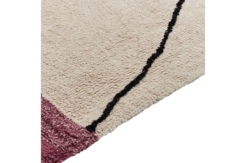 Afsar Bomullsmatta 140x200 cm - Beige - Textil & mattor - Mattor - Modern matta - Bomullsmatta