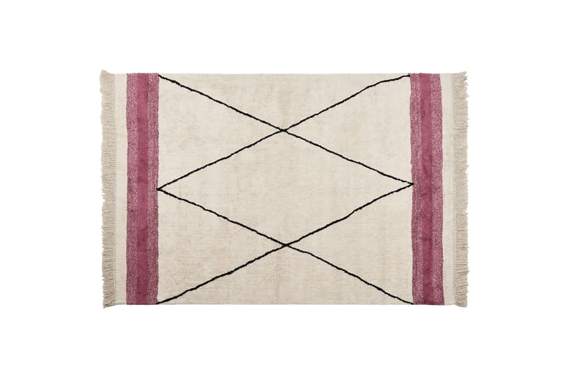 Afsar Bomullsmatta 160x230 cm - Beige - Textil & mattor - Mattor - Modern matta - Bomullsmatta
