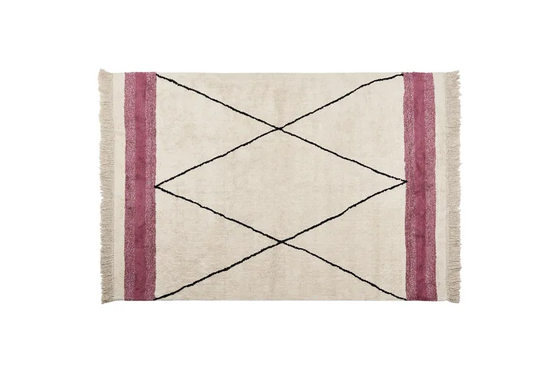 Afsar Bomullsmatta 160x230 cm, Beige