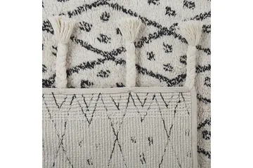 Agadir Bomullsmatta 160x230 cm - Svart/Vit - Textil & mattor - Mattor - Modern matta - Bomullsmatta