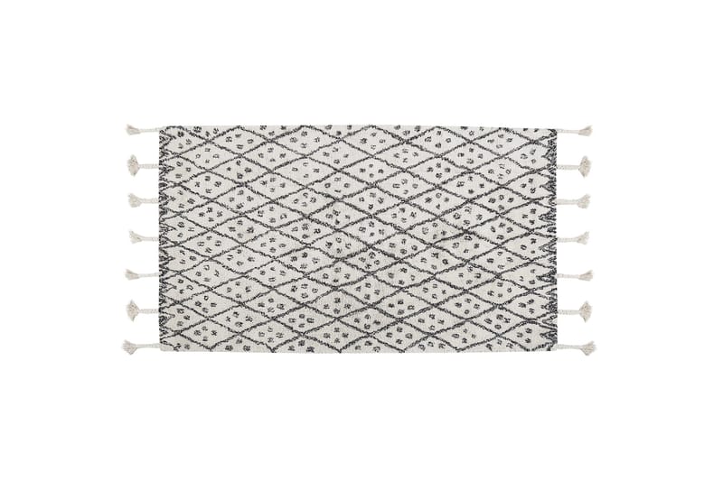 Agadir Bomullsmatta 80x150 cm, Svart/Vit