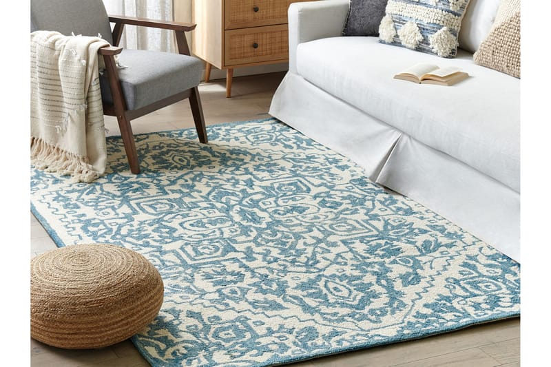 Ahmetli Ullmatta 160x230 cm - Svart/Vit - Textil & mattor - Mattor - Modern matta - Ullmatta