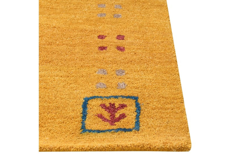 Akalan Ryamatta 140x200 cm - Gul - Textil & mattor - Mattor - Modern matta - Ryamatta & luggmatta