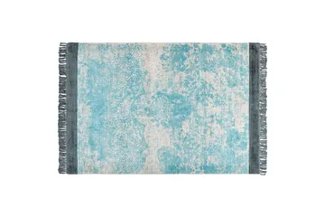Akarsu Viskosmatta 160x230 cm - Blå - Textil & mattor - Mattor - Modern matta - Viskosmatta & konstsilkesmatta