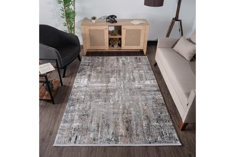 Akasya Wiltonmatta 100x200 cm Rektangulär - Beige - Textil & mattor - Mattor - Modern matta - Friezematta