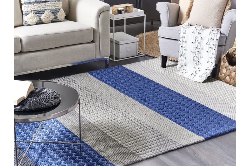 Akkaya Bomullsmatta 140x200 cm - Svart/Vit - Textil & mattor - Mattor - Modern matta - Bomullsmatta