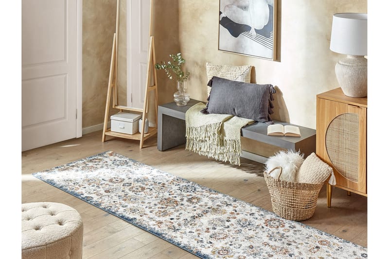 Akori Gångmatta 80x300 cm - Beige - Textil & mattor - Mattor - Modern matta - Ryamatta & luggmatta