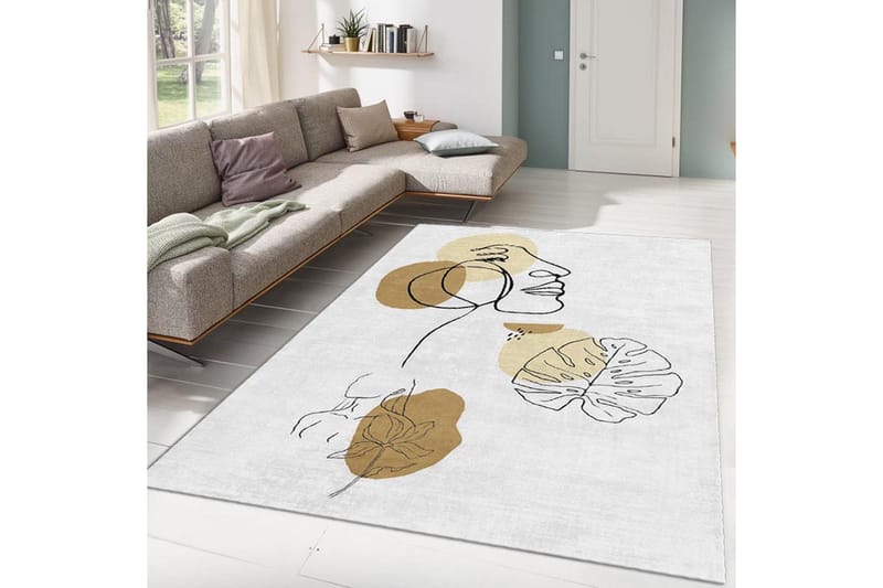Alho Wiltonmatta 80x140 cm Rektangulär - Flerfärgad - Textil & mattor - Mattor - Modern matta - Friezematta