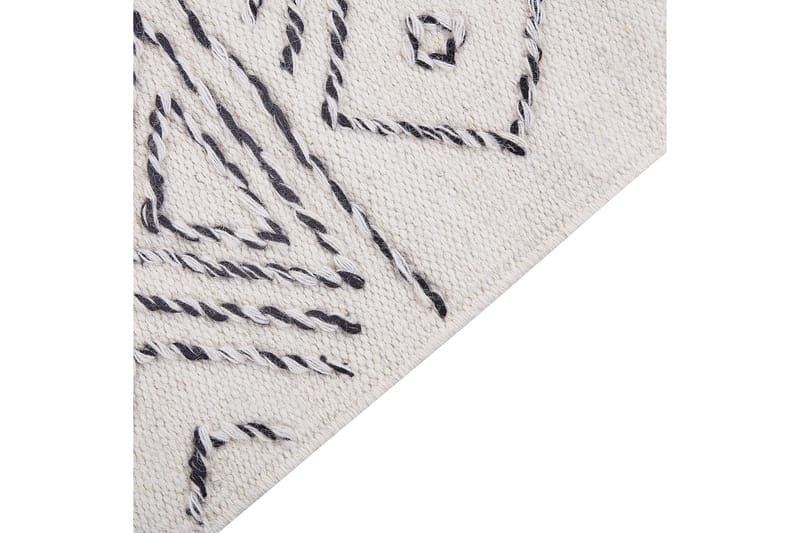 Alkent Ullmatta 140x200 cm - Svart/Vit - Textil & mattor - Mattor - Modern matta - Ullmatta