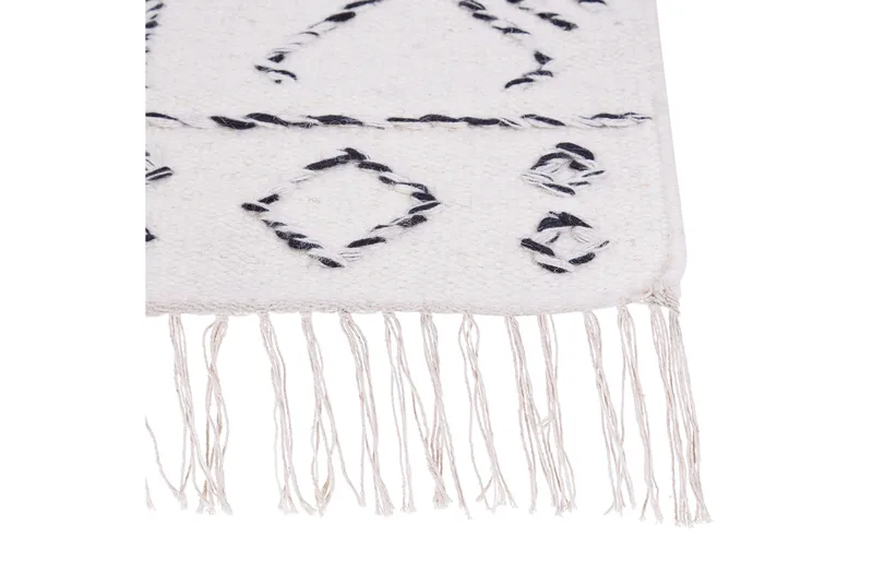 Alkent Ullmatta 140x200 cm - Svart/Vit - Textil & mattor - Mattor - Modern matta - Ullmatta