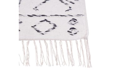 Alkent Ullmatta 160x230 cm - Svart/Vit - Textil & mattor - Mattor - Modern matta - Ullmatta
