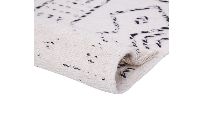 Alkent Ullmatta 80x150 cm - Svart/Vit - Textil & mattor - Mattor - Modern matta - Ullmatta