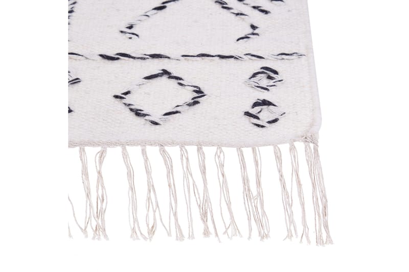 Alkent Ullmatta 80x150 cm - Svart/Vit - Textil & mattor - Mattor - Modern matta - Ullmatta