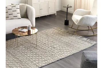 Alucra Ryamatta 160x230 cm - Beige - Textil & mattor - Mattor - Modern matta - Ullmatta