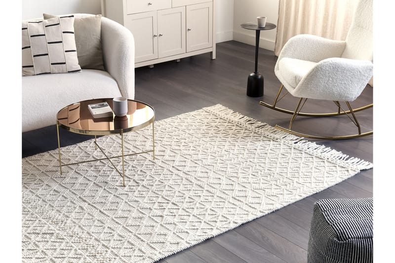 Alucra Ryamatta 160x230 cm - Beige - Textil & mattor - Mattor - Modern matta - Ryamatta & luggmatta