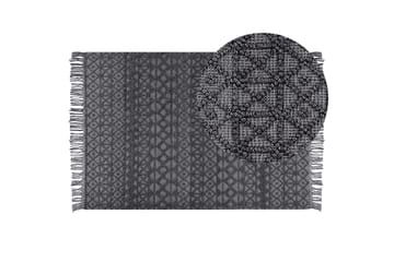 Alucra Ryamatta 160x230 cm - Svart - Textil & mattor - Mattor - Modern matta - Ullmatta