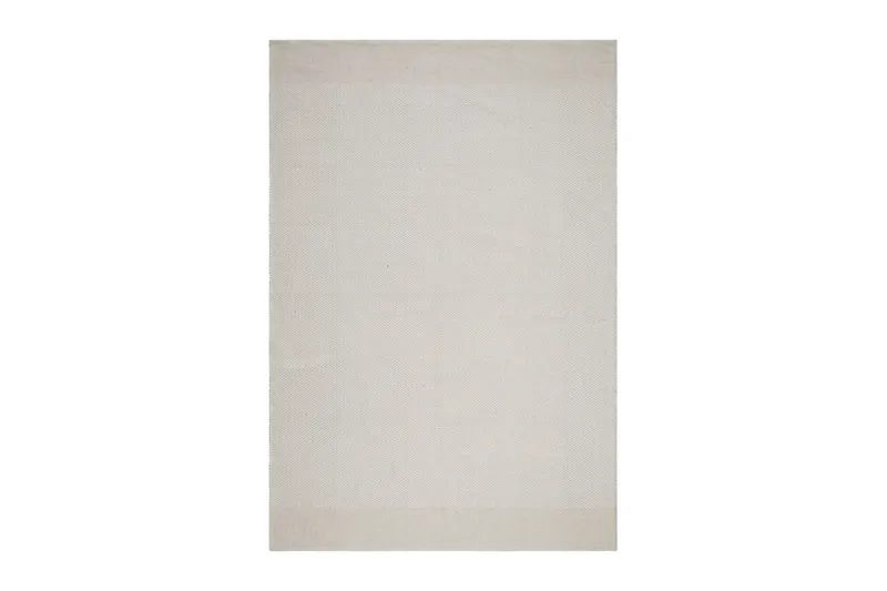 Alva Bomullsmatta 140x200 cm Rektangulär - Creme - Textil & mattor - Mattor - Modern matta - Bomullsmatta