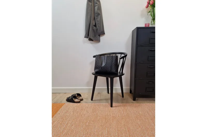 Alva Bomullsmatta 160x230 cm Rektangulär - Orange - Textil & mattor - Mattor - Modern matta - Bomullsmatta