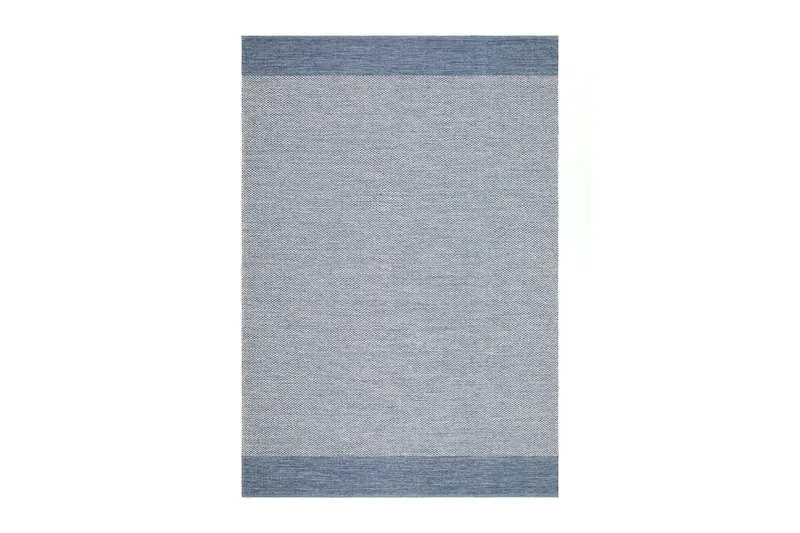 Alva Bomullsmatta 200x300 cm Rektangulär - Blå - Textil & mattor - Mattor - Modern matta - Bomullsmatta