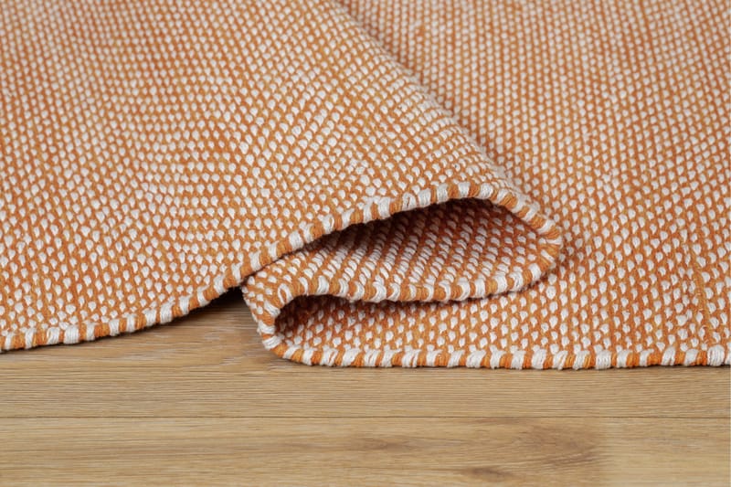 Alva Bomullsmatta 200x300 cm Rektangulär - Orange - Textil & mattor - Mattor - Modern matta - Bomullsmatta
